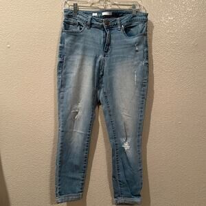 LC Lauren Conrad cuffed ankle jeans sz 30